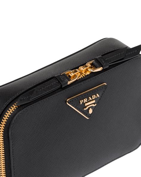 prada black saffiano bag|prada odette saffiano.